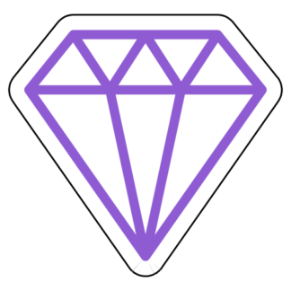 Diamond Sticker (Lavender)